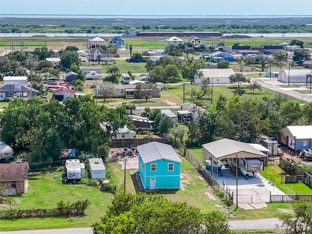 381 Center St, Matagorda, TX 77457 - aerial perspective of suburban area