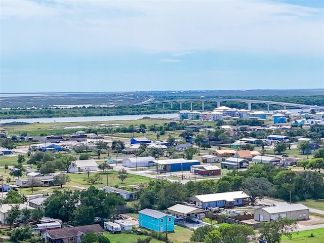381 Center St, Matagorda, TX 77457 - aerial view of a notable bridge and a large body of water