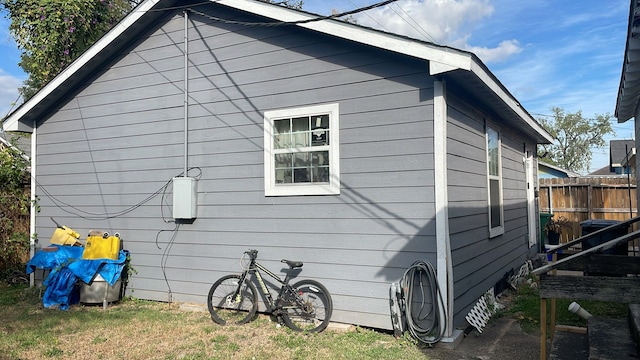 view of property exterior