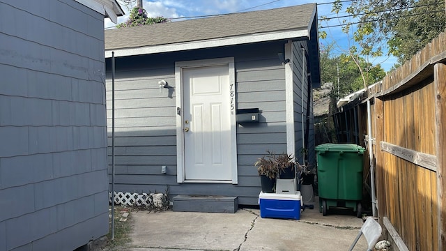 view of outbuilding