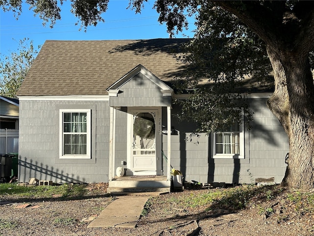 view of front of home