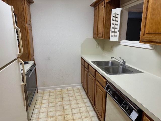 kitchen with stainless steel appliances and sink