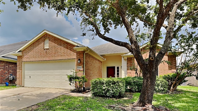 ranch-style house with a garage