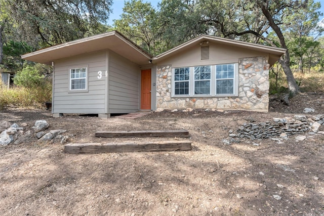 view of front of home