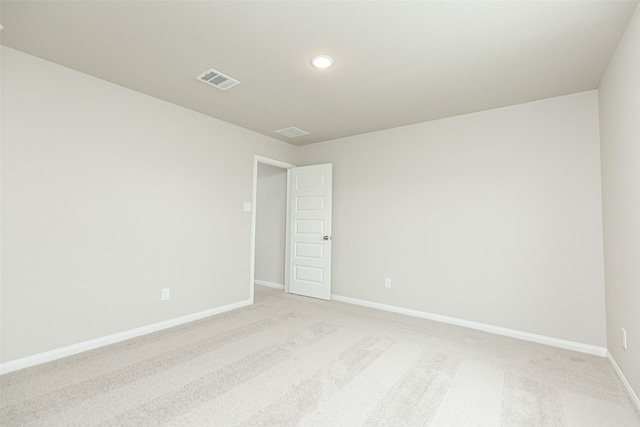 empty room with light carpet