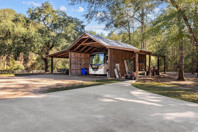 view of outbuilding