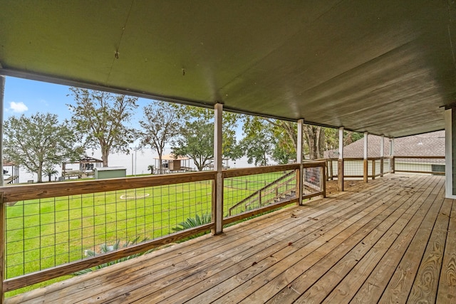 view of deck