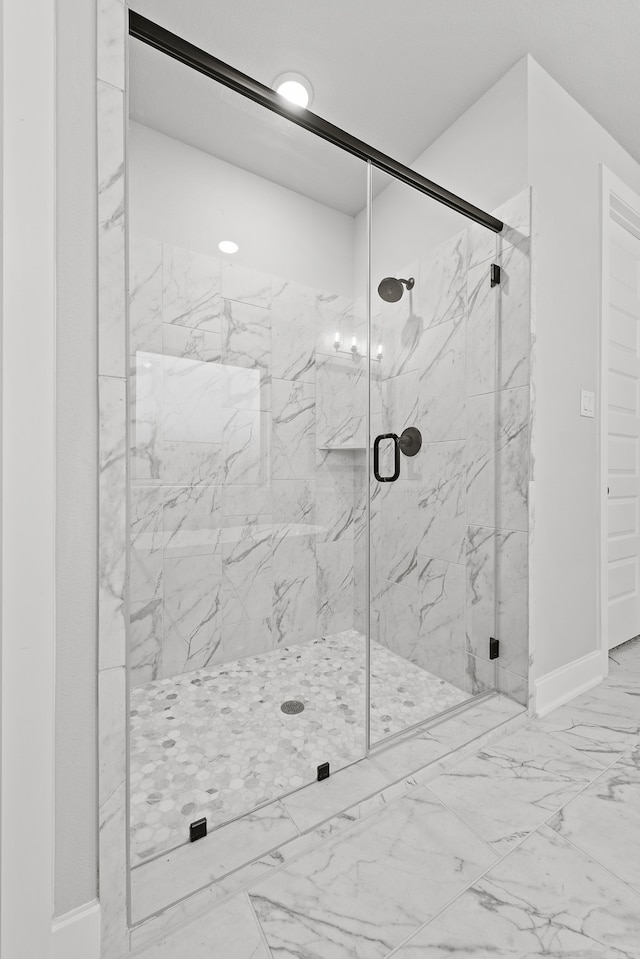 bathroom with walk in shower