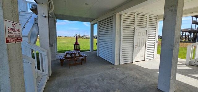 18103 Shaman Dr, Galveston, TX 77554 - view of patio / terrace