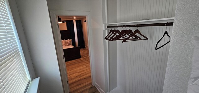 18103 Shaman Dr, Galveston, TX 77554 - interior space featuring wood finished floors