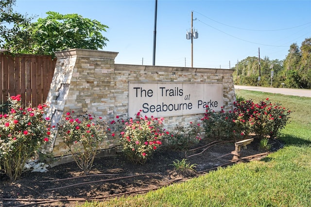 2011 Beach Bluff Rd, Rosenberg, TX 77469 - view of community / neighborhood sign