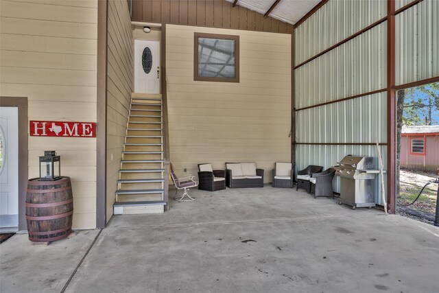 161 Cayman St, Point Blank, TX 77364 - view of garage