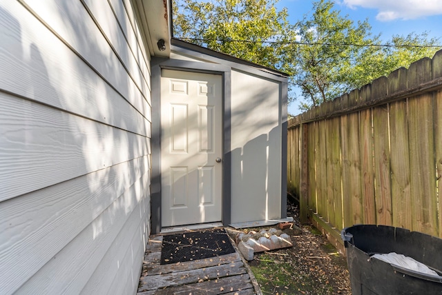 view of entrance to property