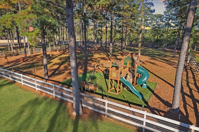 view of home's community featuring a playground