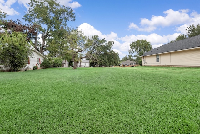 view of yard