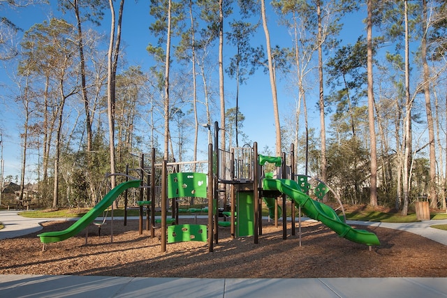 view of jungle gym