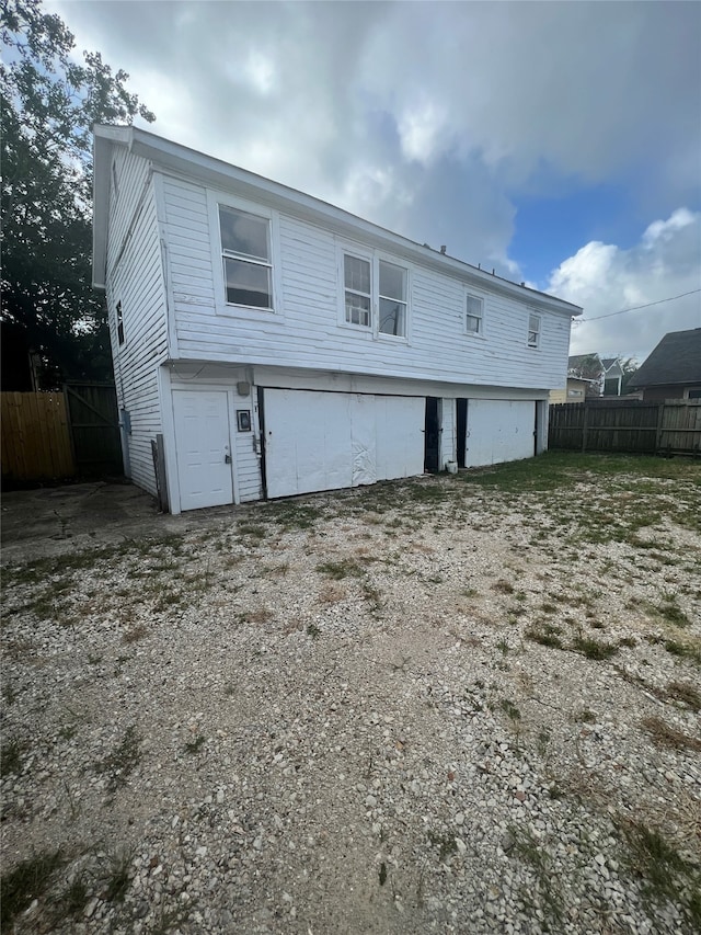 view of back of property