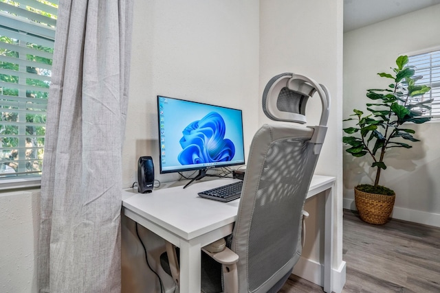 5 Estelle St Unit 1, Houston, TX 77003 - office featuring wood finished floors and baseboards