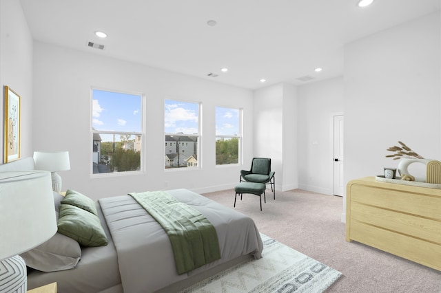 4124 Bucks St, Houston, TX 77020 - bedroom with light carpet and recessed lighting
