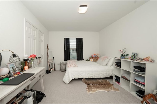 bedroom featuring carpet floors