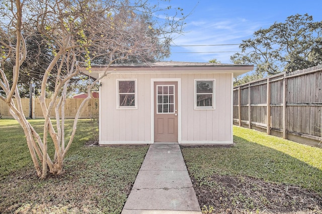 4837 Briarbend Dr, Houston, TX 77035 - view of outdoor structure featuring a yard