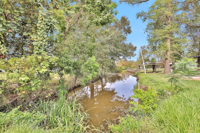 view of water feature