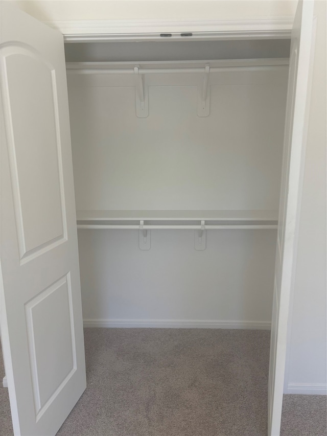 view of closet