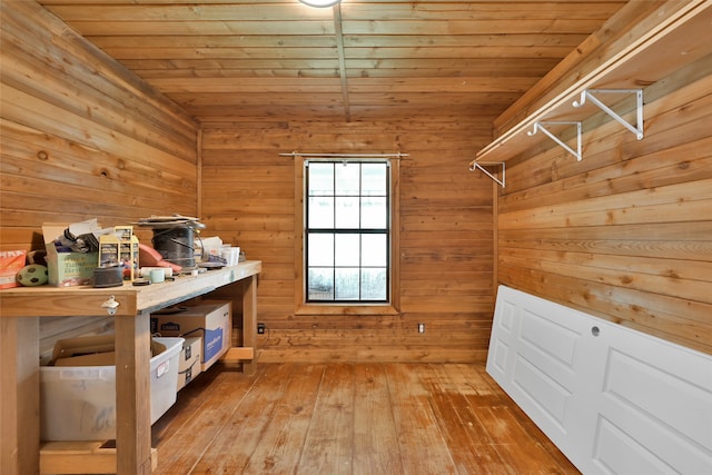 interior space featuring light hardwood / wood-style flooring