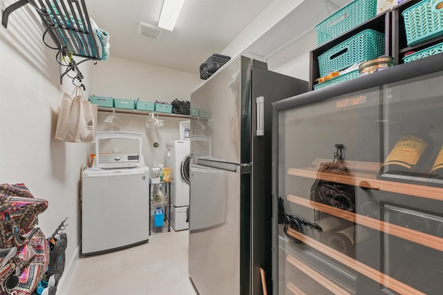 laundry area with washer and dryer