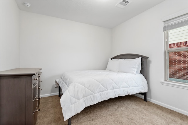 bedroom featuring carpet flooring