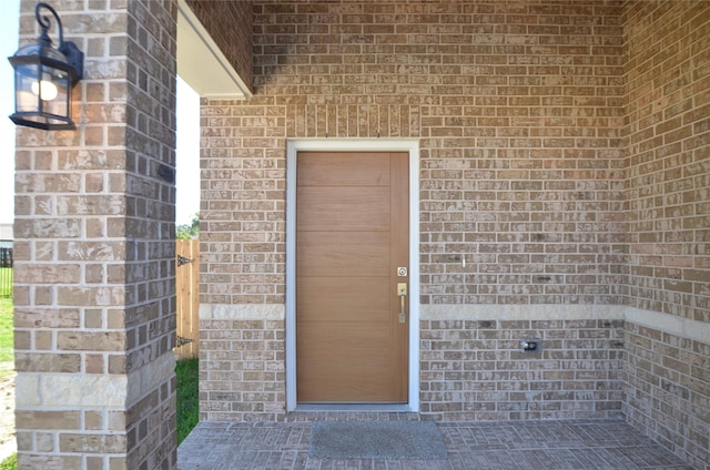 view of entrance to property