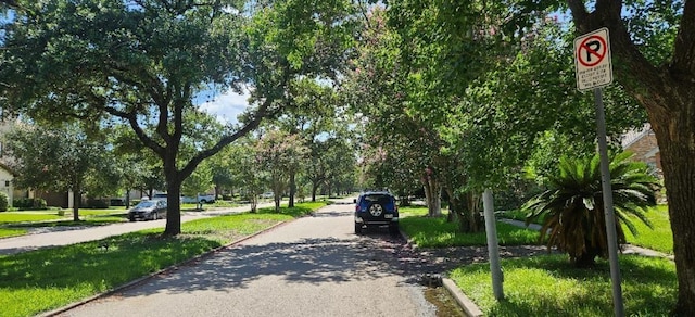 view of road