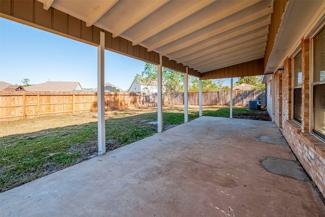 view of patio / terrace with cooling unit