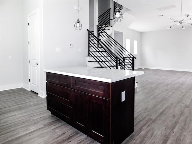 interior space featuring hardwood / wood-style flooring