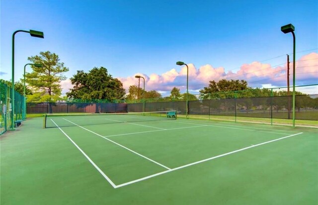 view of sport court