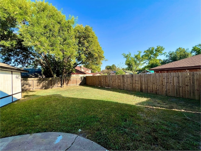 view of yard