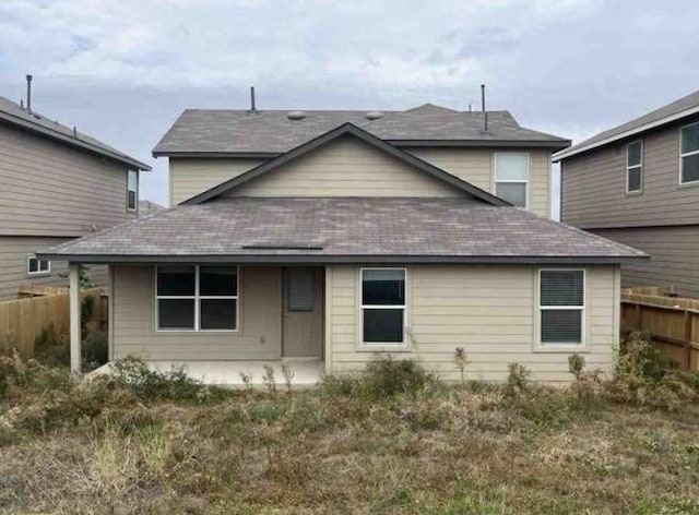 view of rear view of house