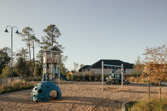 view of play area