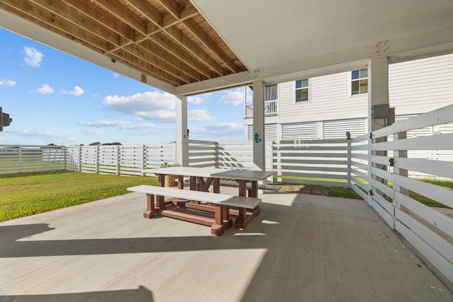 view of patio