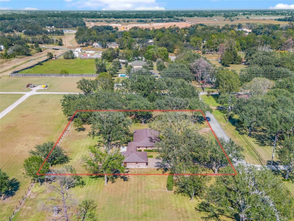 14312 Steffek, Needville, TX 77461 - aerial view with a rural view