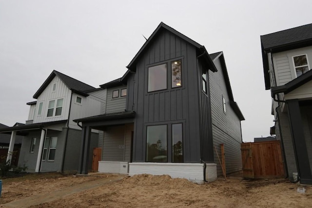 view of rear view of property