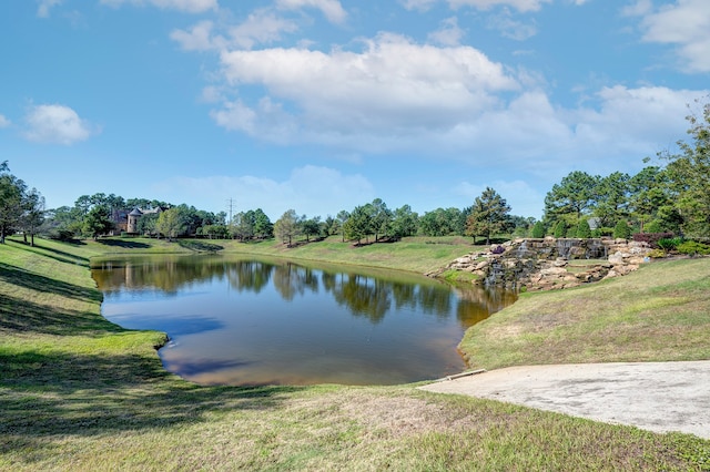 view of water feature