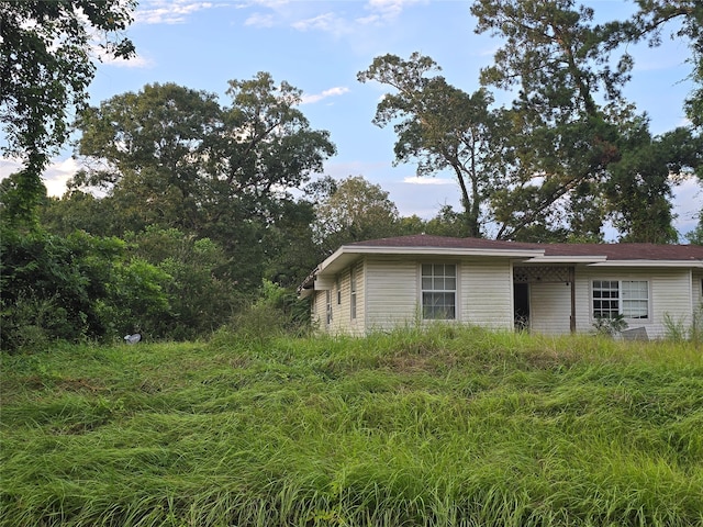 view of side of property