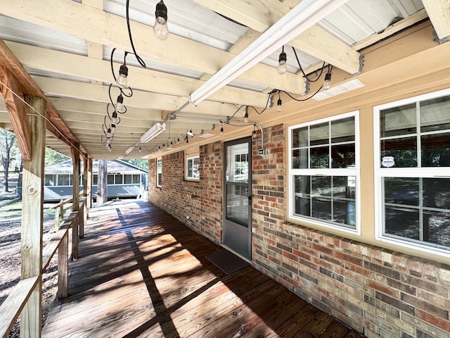 view of deck