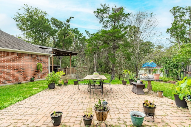 view of patio