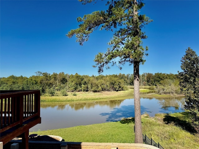 113 Cottonwood Rd, Trinity, TX 75862 - water view featuring a heavily wooded area