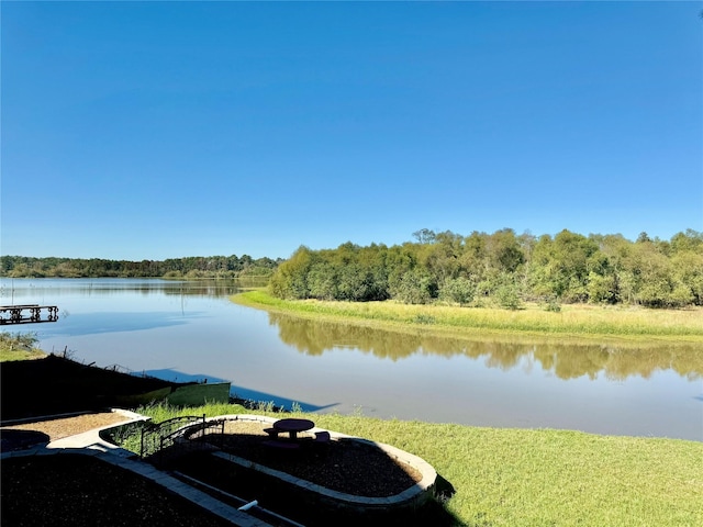 113 Cottonwood Rd, Trinity, TX 75862 - water view featuring a heavily wooded area