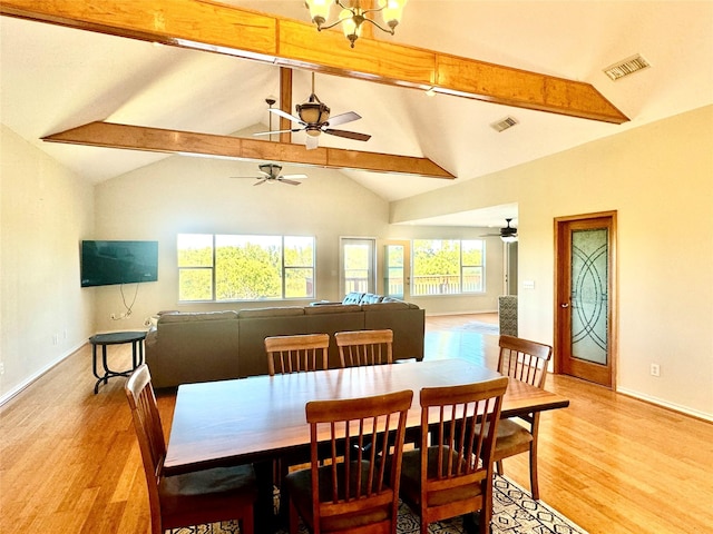 113 Cottonwood Rd, Trinity, TX 75862 - dining space with light wood-style flooring, ceiling fan, and baseboards
