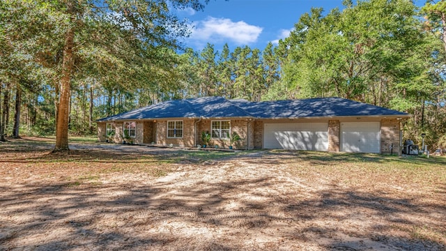 ranch-style house with a garage