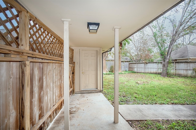 view of patio